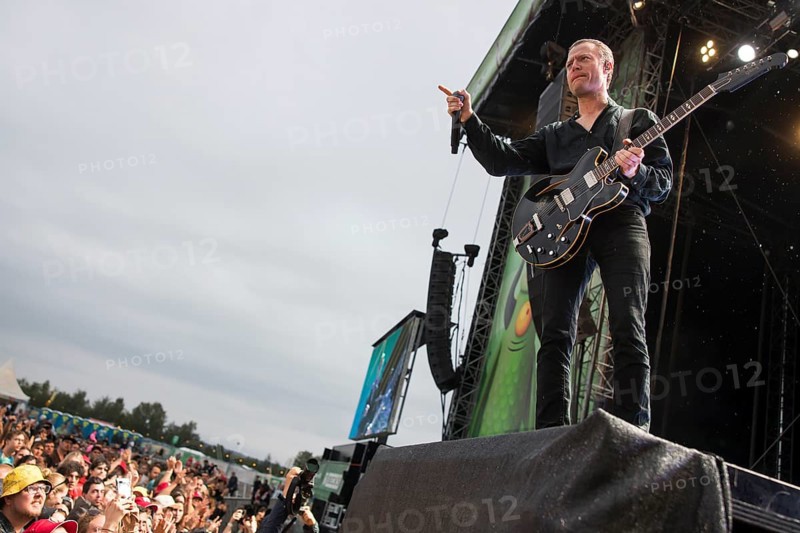 Björn Dixgård, singer and guitarist of Mando Diao at the Highfield Festival on Sunday, Störmthaler See, 18/08/2024