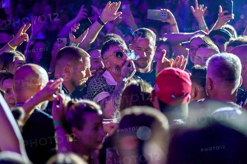 Sido live in the audience on 25 years of SIDO - The anniversary tour at the Berlin Waldbühne on 18 July 2025
