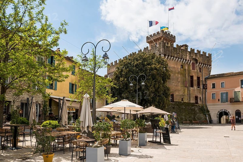 Picturesque village, Haut de Cagnes, Cagnes-sur-Mer, Provence Alpes Côte d'Azur, South of France, France