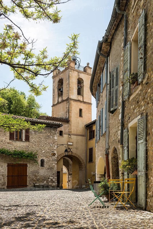 Picturesque village, Haut de Cagnes, Cagnes-sur-Mer, Provence Alpes Côte d'Azur, South of France, France