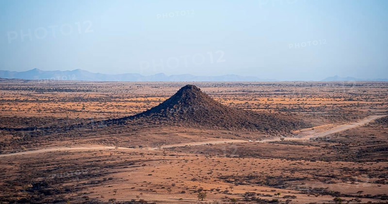 Hills, Pontok Mountains, Desert, Dry landscape at Spitzkoppe, Great Spitzkuppe Nature Reserve, Namibia
