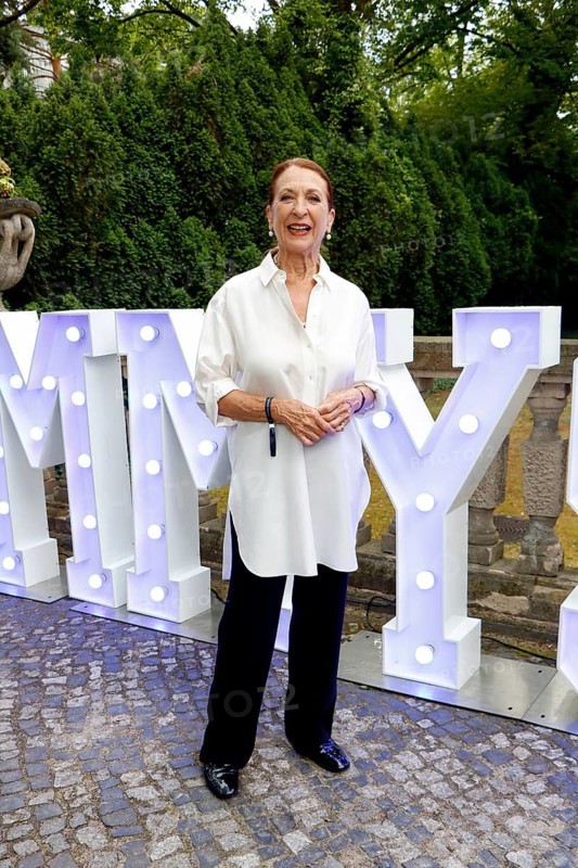 Daniela Ziegler at the Cocktail Prolongé for the Semi-Final Round of Judging of the International Emmy® Awards 2025 in Berlin at the Schlosshotel Berlin on 07.07.2025