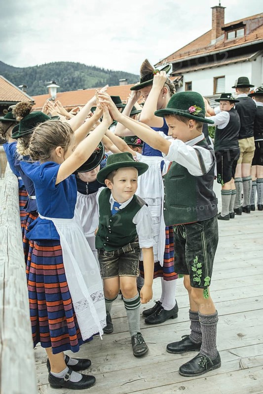 Traditional traditional costume anniversary of the Trachtenverein Schliersee Stamm 1888, Schliersee, Upper Bavaria, Bavaria, Germany, 2025
