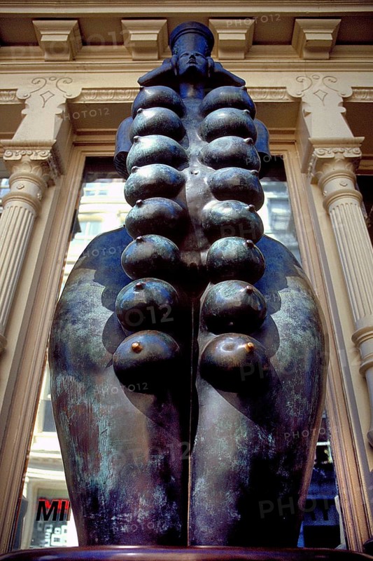 Sculpture Goddess of Fertility, artist Caroliyn Serrano, New York, City, USA
