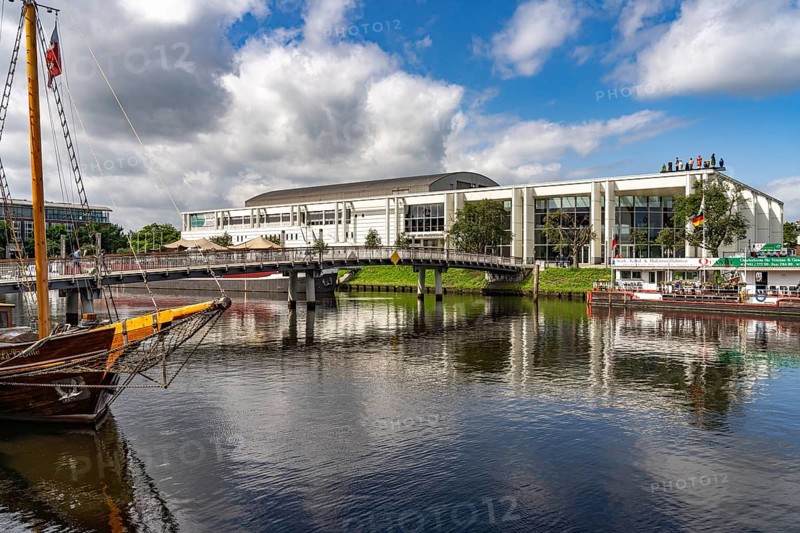 Musik- und Kongresshalle Lübeck an der Trave, Hanseatic City of Lübeck, Schleswig-Holstein, Germany