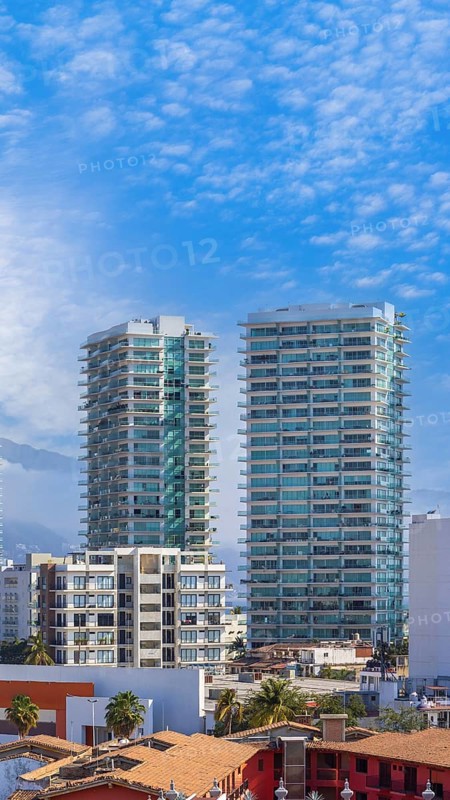 Puerto Vallarta vacation, Mexico. Scenic ocean and beach views of Nuevo Puerto Vallarta