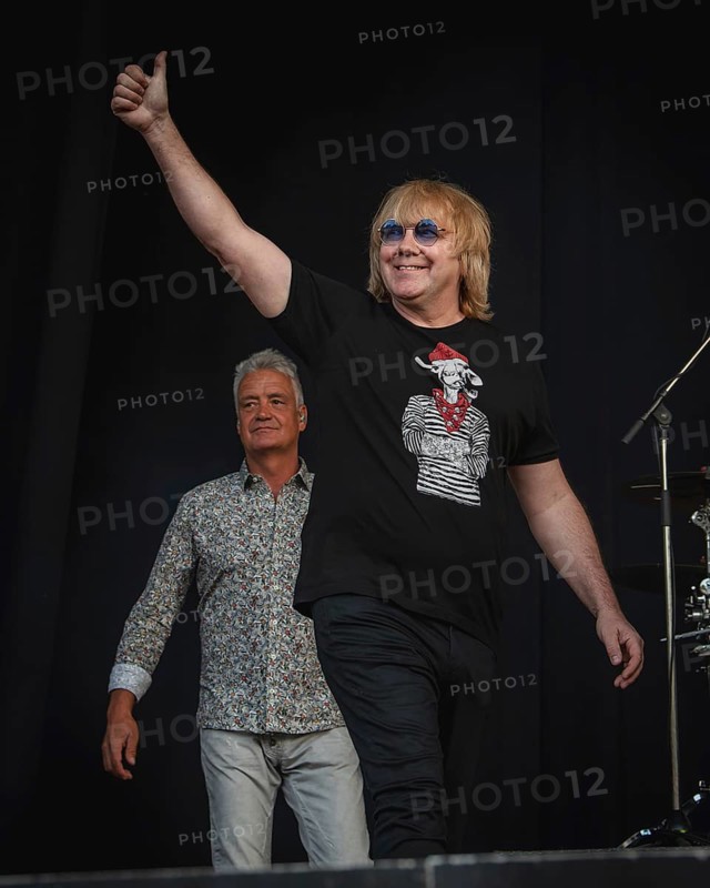 Tobias Künzel, singer of the band Die Prinzen at the Berliner Rundfunk 91.4 Open Air in the Berlin Parkbühne Wuhlheide on 05.07.2025