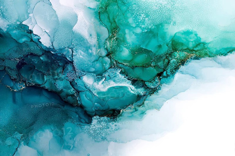 Abstract watercolour acrylic background, AI generated
