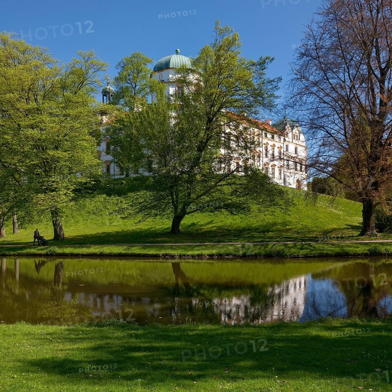 In the landscape park of Celle Castle, Lower Saxony, Germany