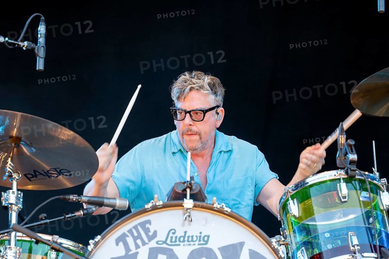 Patrick Carney, Drummer, The Black Keys, Rock, Blues, USA, live open air at the Citadel Music Festival, 01.07.2025, Zitadelle Spandau, Berlin, Germany, only concert in Germany < english> The Black Keys, Rock, Blues, USA, live open air at the Citadel Music Festival, July 1, 2025, Spandau Citadel, Berlin, Germany