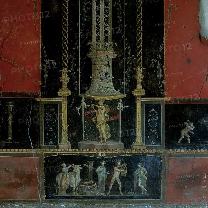 Frescoes from the House of Vettii, Aulus Vettius Conviva and Aulus Vettius Restitutus, Pompeii, Italy