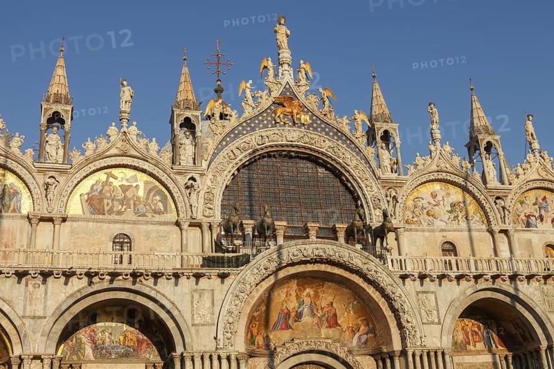 Roman Catholic Basilica of St Mark on St Mark's Square, Venice, Veneto, Italy