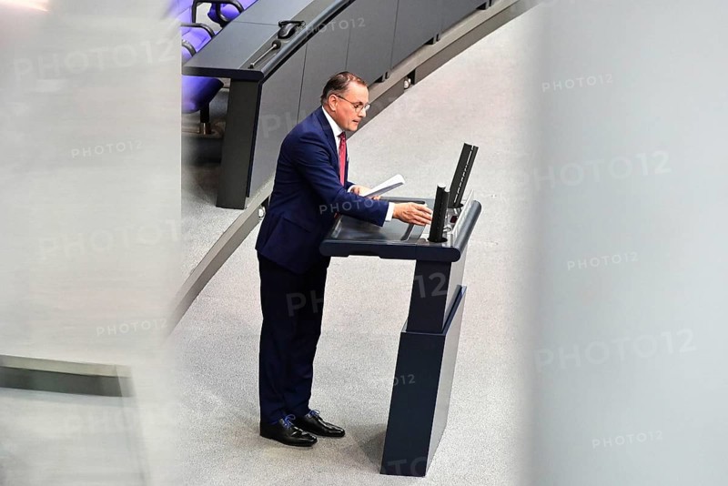 Tino Chrupalla (AfD) during his speech in the Bundestag in response to the government statement by Federal Chancellor Friedrich Merz (CDU)