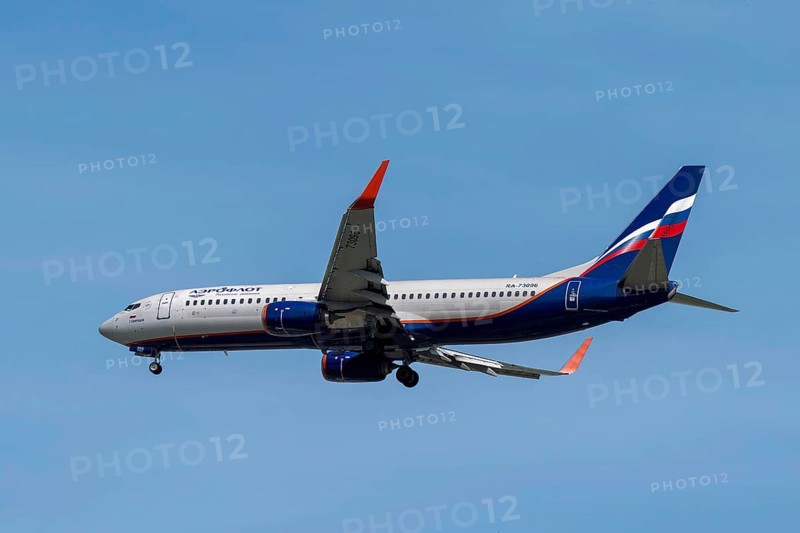 Aircraft Russian Airlines, RA-73096, Boeing 737-800 Aeroflot