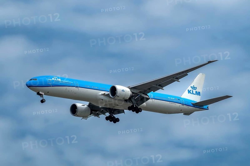 Aircraft KLM Royal Dutch Airlines, PH-BVN, Boeing 777-300ER