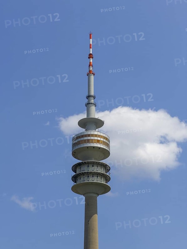 Olympic Tower, Olympic Park, Munich, Bavaria, Germany