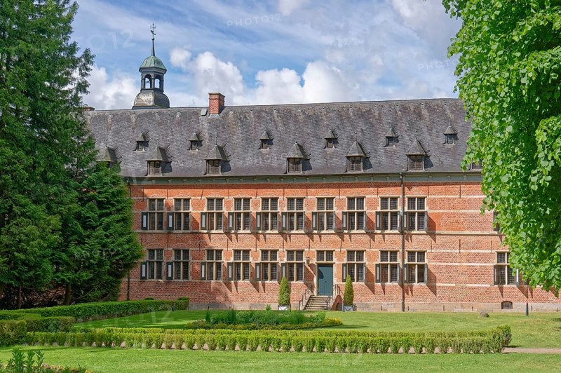 Reinbek Castle, one of the secondary residences of the ducal house of Schleswig-Holstein-Gottorf, was built in the 16th century in the Renaissance style and today serves as an art and cultural centre for the town of Reinbek. Schleswig-Holstein, Germany