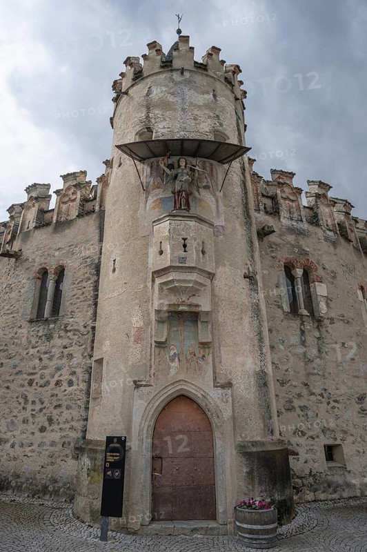 Castel Sant'Angelo, Romanesque around 1200, Castel Saint Angelo, Neustift St Margarethen Monastery, Vahrn, Bolzano district, South Tyrol, Italy