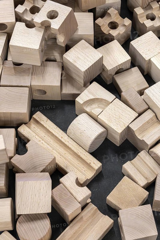 Cuboro wooden blocks marble run system