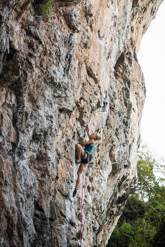 Climber, Tonsai Beach, Ao Nang, Krabi, Thailand