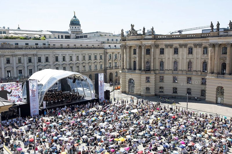 Staatsoper für alle, a free open-air concert with conductor Christian Thielemann and the Staatskapelle Berlin on Berlin's Bebelplatz, Berlin, 22 June 2025