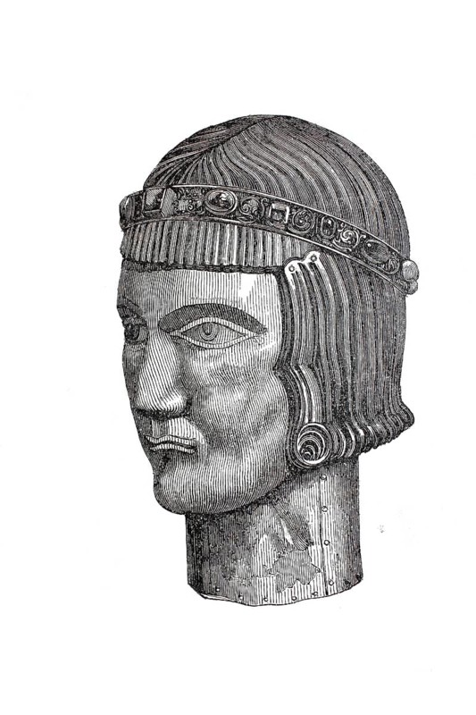 Religious cult objects, Kissing tablet, Kissing head from Basel, Reliquary container which was offered to the faithful to kiss for the kiss of peace, Switzerland, Historical, digitally enhanced reproduction of a model from around 1860