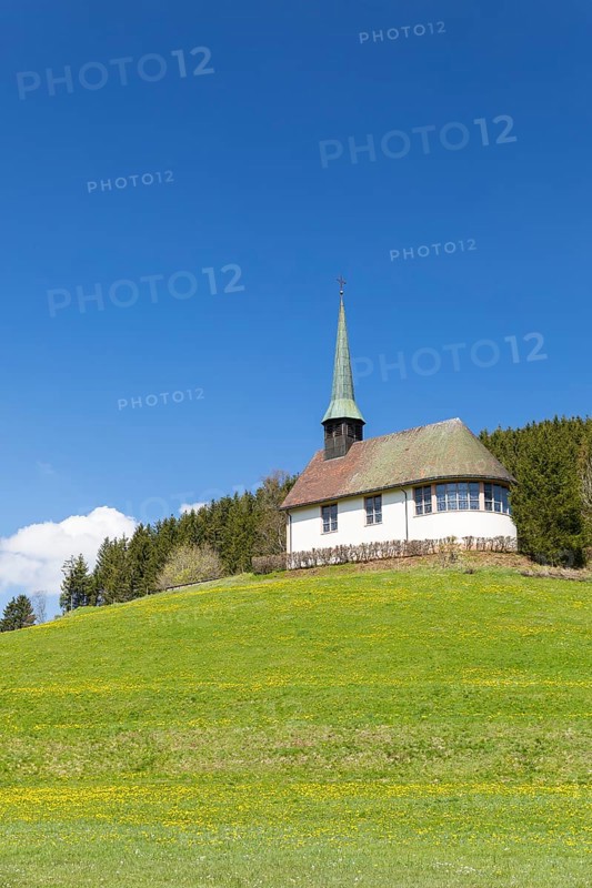 Pius Chapel in Katzensteigtal, Furtwangen in the Black Forest, Baden-Württemberg, Germany