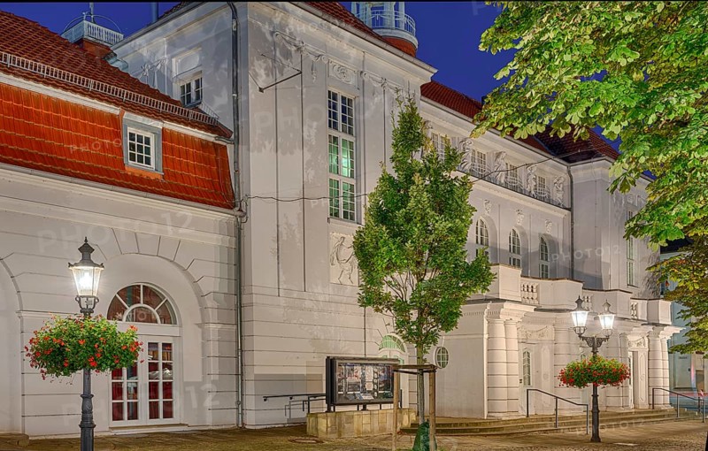 Theatre illuminates Minden Germany