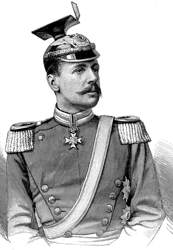Friedrich, Prince of Waldeck and Pyrmont, Friedrich Adolf Hermann Prince of Waldeck and Pyrmont, 20 January 1865 - 26 May 1946, was the last reigning Prince of Waldeck and Pyrmont from 12 May 1893 to 13 November 1918, historical picture or illustration, published 1890, reproduction, digitally enhanced, Historical