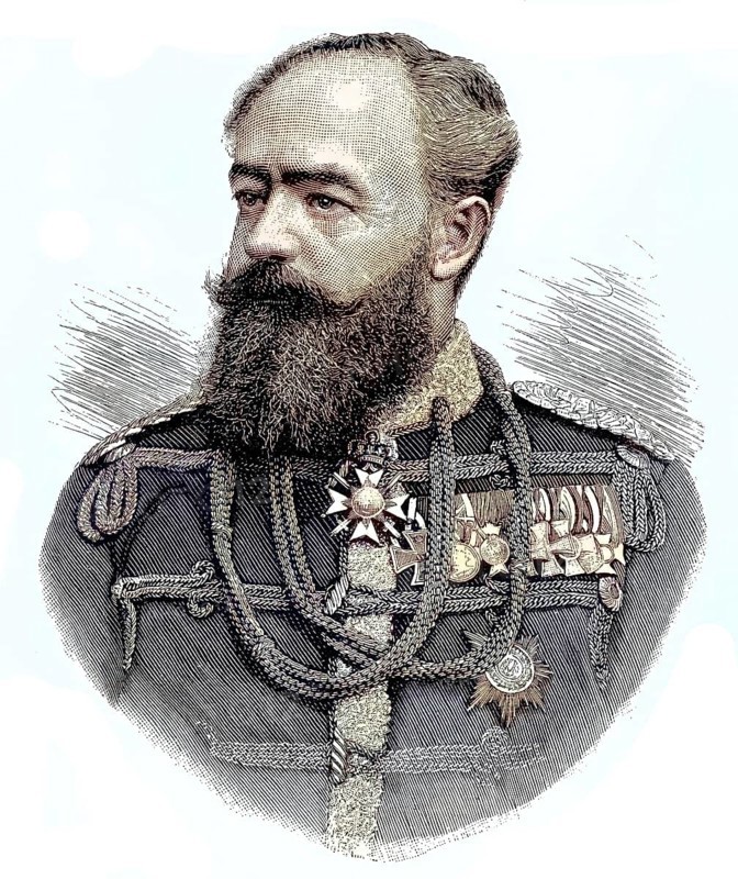Stephan Albrecht George zu Schaumburg-Lippe, 10 October 1846 - 29 April 1911, was Prince of Schaumburg-Lippe from 1893 to 1911, Germany, Illustration, published 1890, Reproduction, digitally enhanced, Historical