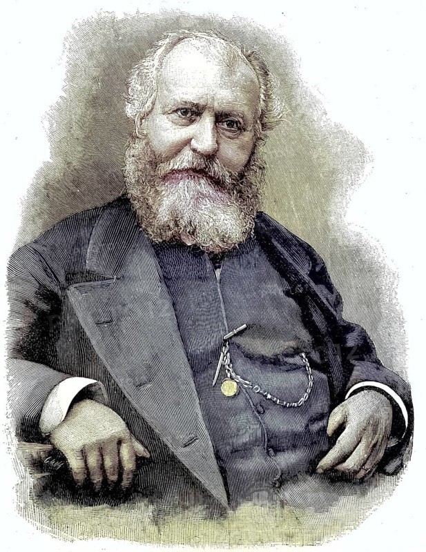 Charles-François Gounod, June 1818 - October 1893, was a French composer, best known for his Ave Maria, illustration, published 1890, reproduction, digitally enhanced, Historical