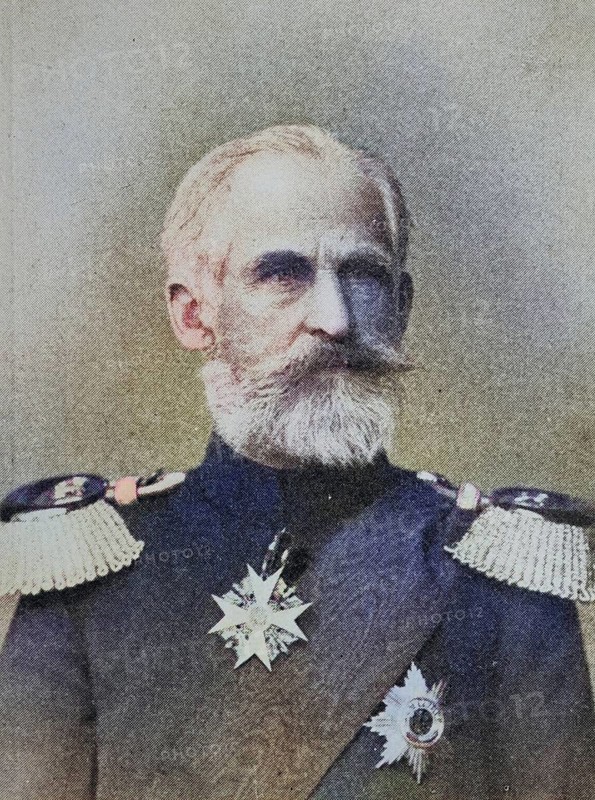 Henry XIV, Prince Reuss younger line, Henry XIV Prince Reuss younger line, 28 May 1832 - 29 March 1913, was Prince Reuss younger line from 1867 to 1913, picture from 1895, reproduction, digitally enhanced, Historical