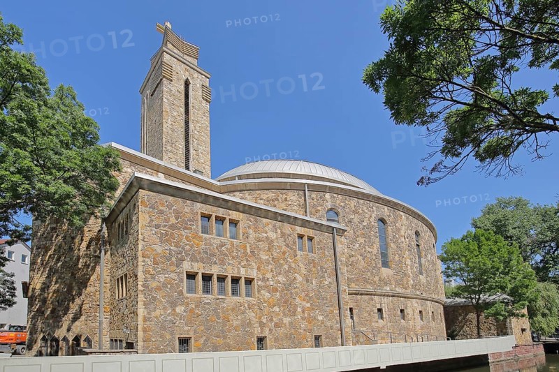 Modern Herz-Jesu-Kirche built in 1929, Pforzheim, Northern Black Forest, Black Forest, Baden-Württemberg, Germany