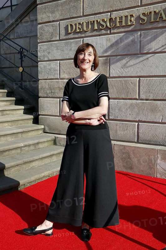 Elisabeth Sobotka (Artistic Director of the Staatsoper Unter den Linden) arriving for Charles Gounod's Roméo et Juliette after William Shakespeare at the Staatsoper für Alle on Bebelplatz in Berlin on 21 June 2025