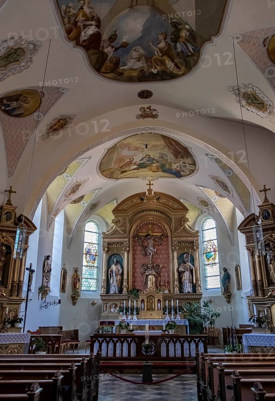 Former pilgrimage and filial church Heilig Blut, Umrathshausen, Bavaria, Germany