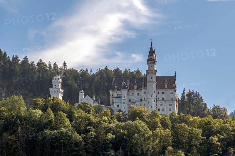 Neuschwanstein Castle, Schwangau, Ostallgäu, Allgäu, Swabia, Upper Bavaria, Bavaria, Germany