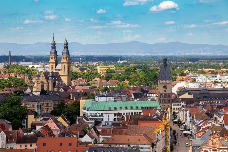 Panorama of Speyer, Rhineland-Palatinate