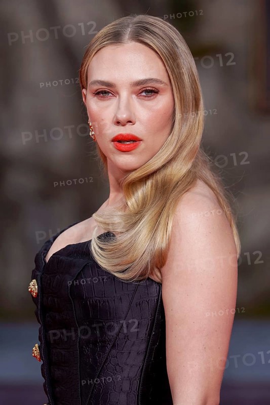 Scarlett Johansson at the German premiere of the adventure film Jurassic World, the rebirth at Berlin's Zoo Palast on 18 June 2025