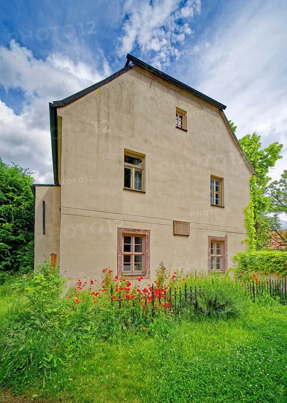 Birthplace of the philosopher Friedrich Nietzsche, museum, Röcken, town of Lützen, Saxony-Anhalt, Germany