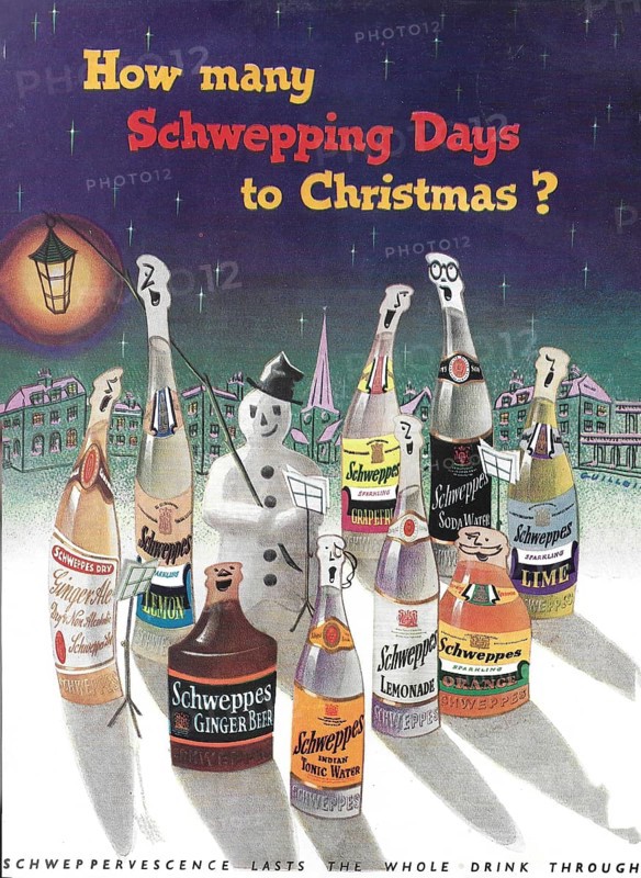 Schweppes advert advertising in Country Life magazine UK 1951