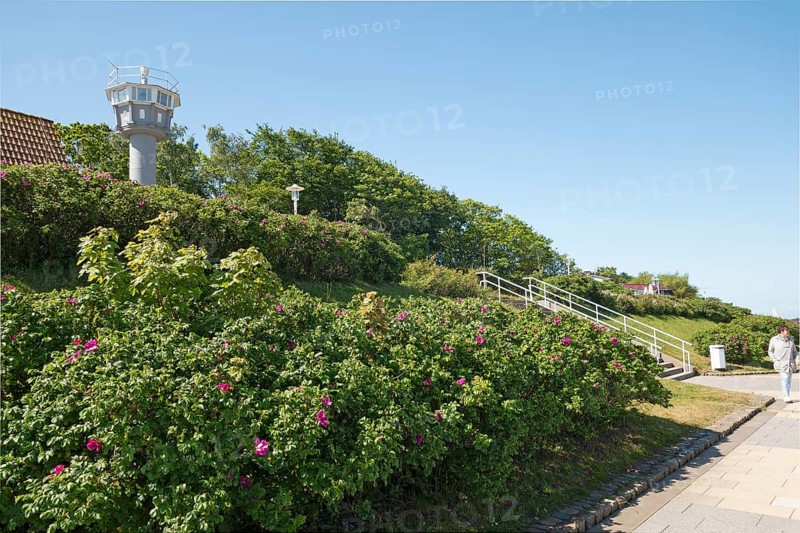 Border observation tower, Ostseeallee, Kühlunsborn Ost, Baltic Sea, Baltic Sea resort, Kühlungsborn, Rostock district, Mecklenburg-Western Pomerania, Germany