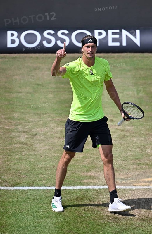 Alexander Zverev GER, jubilation, emotion, tennis, ATP 250, BOSS Open 2025, Stuttgart, Baden-Württemberg, Germany
