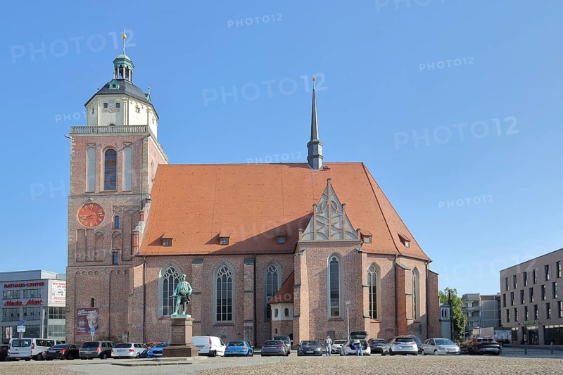 Gothic St Mary's Church, Dessau, Dessau-Roßlau, Saxony-Anhalt, Germany