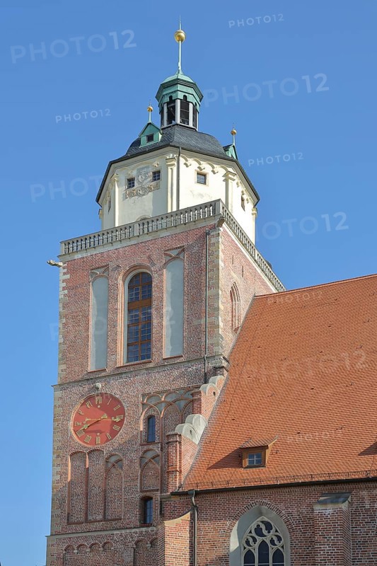 Gothic St Mary's Church, Dessau, Dessau-Roßlau, Saxony-Anhalt, Germany