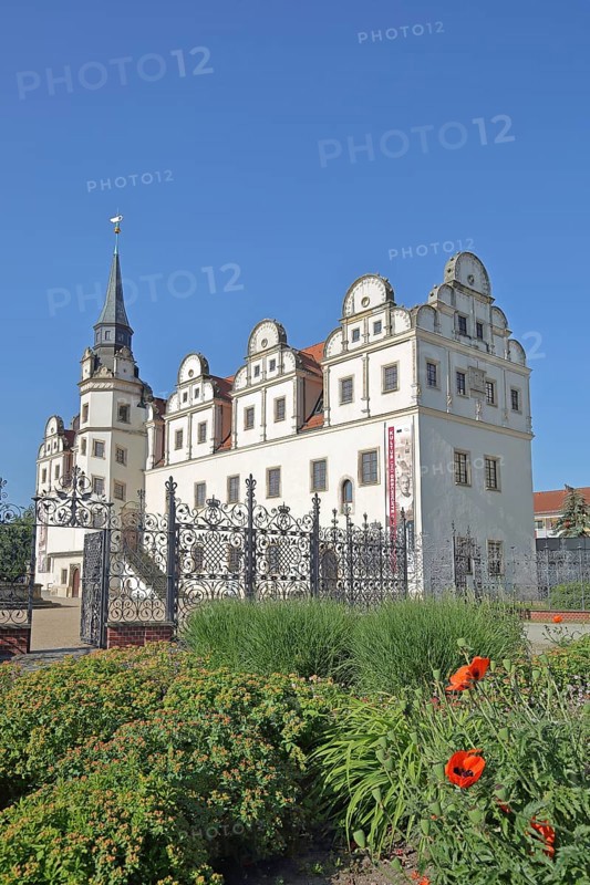 Johannbau built in 1556 Museum of City History, Renaissance, Castle, Dessau, Dessau-Roßlau, Saxony-Anhalt, Germany