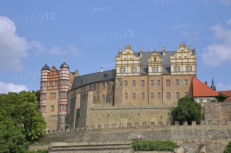 Renaissance castle, landmark, Bernburg, Saxony-Anhalt, Germany
