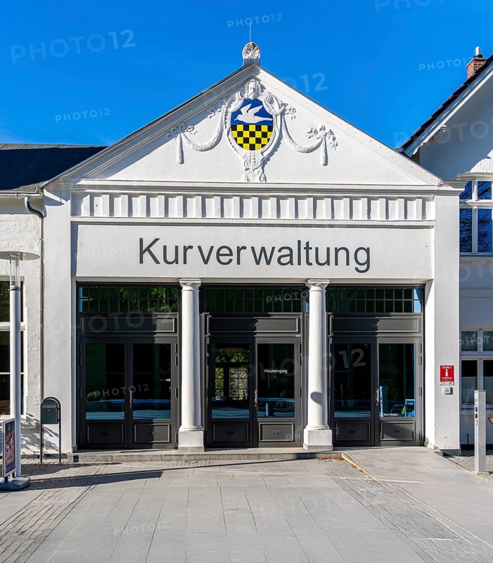 House of the spa administration, Sellin, Rügen, Mecklenburg-Western Pomerania, Germany