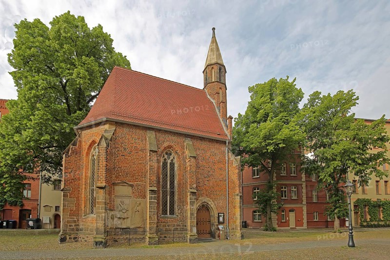 Gothic Corpus Christi Chapel, Chapel, Luther city Wittenberg, Fläming, Saxony-Anhalt, Germany