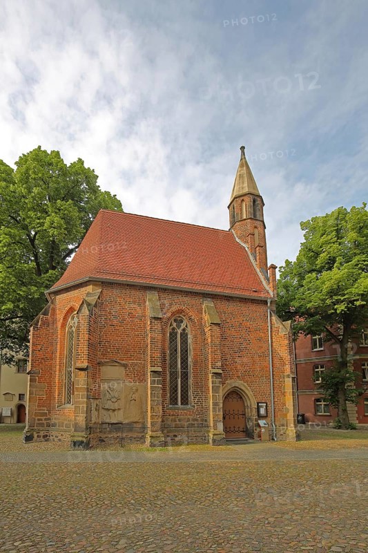 Gothic Corpus Christi Chapel, Chapel, Luther city Wittenberg, Fläming, Saxony-Anhalt, Germany