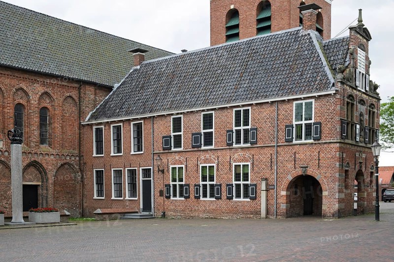 Renaissance town house from 1630, Appingedam, Province of Groningen, Netherlands